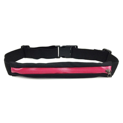 Waist Running Zip Belt Lycra Bum Bag Pocket Hiking Cycling Jogging Cycling Pouch - Aimall