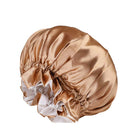 Women's Sleep Cap Elastic Satin Bonnet Wide Band Curly Hair Pure Sleeping Hat AU - Aimall