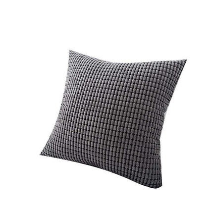 45x45 Plain Solid Colour Cushion Cover Decorative Pillow Case Home Multicoloured - Aimall