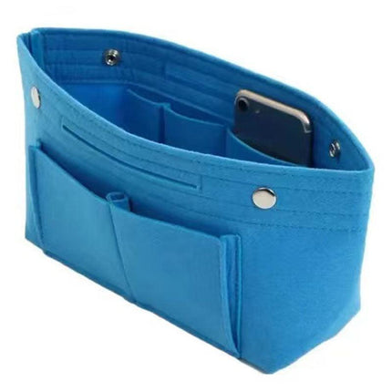 Travel Organiser Handbag Felt Bag Tote Insert Liner Purse Pouch Women 25*16*9cm - Aimall