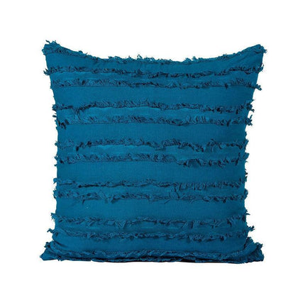 Boho Tassel Fringe Striped Cushion Cover Soft Home Decor Sofa Throw Pillow Case - Aimall