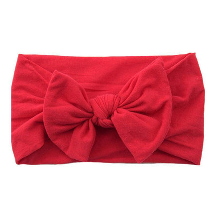 Baby Bow Headband Girl Infant Toddler Newborn Soft Knot Turban Hair Head Wrap AU - Aimall